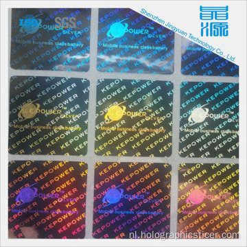 Aangepaste Authentieke Hologram Sticker